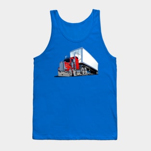 Cartoon truck Tank Top